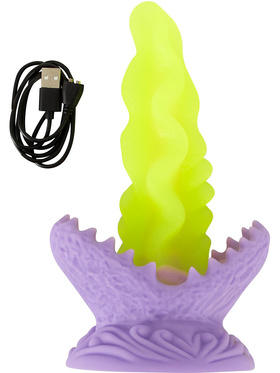Beasty Cocks: Passion Plant, Creature Dildo with LED, 22 cm