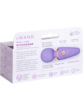 Le Wand: Mini Vibe Microwand, lilla