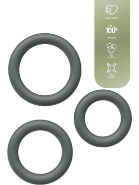 Playhouse: Affinity, Cock Ring Set, 3-pack