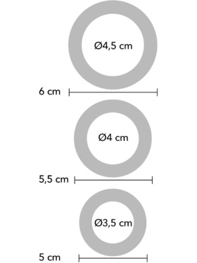 Playhouse: Affinity, Cock Ring Set, 3-pack