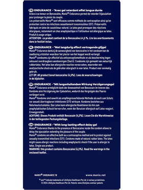 Manix: Endurance, Kondomer, 10-pack