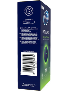 Manix: Endurance, Kondomer, 10-pack